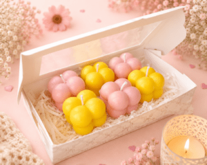 Pastel Bubble Candle Box